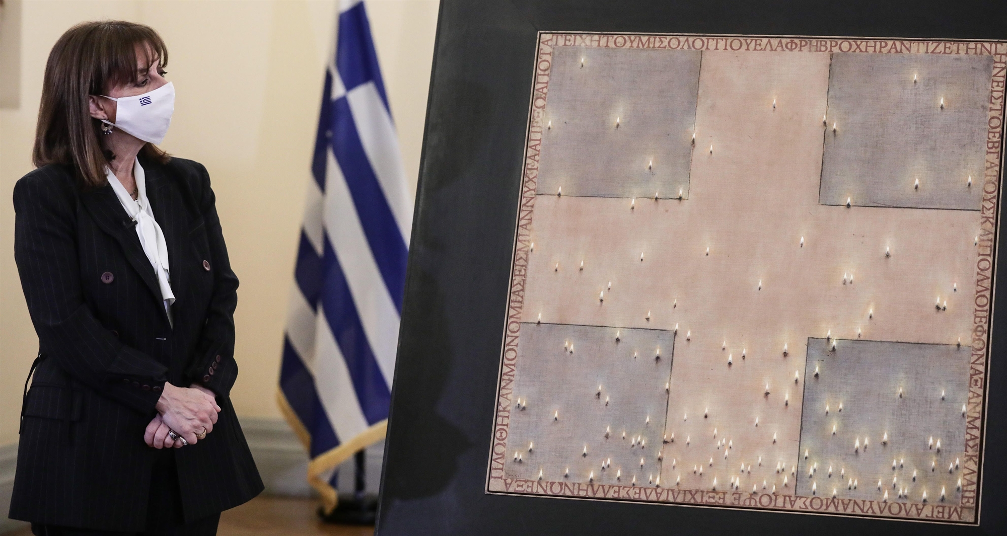 Ο πίνακας «Εξοδος» του Χρήστου Μποκόρου δωρήθηκε στην Προεδρία της Δημοκρατίας-2