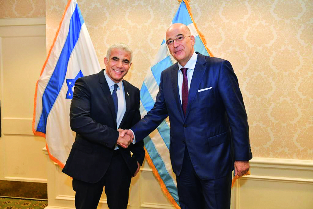 Γιαΐρ Λαπίντ στην «Κ»: Αδιατάρακτη η σχέση Ισραήλ – Ελλάδας-1