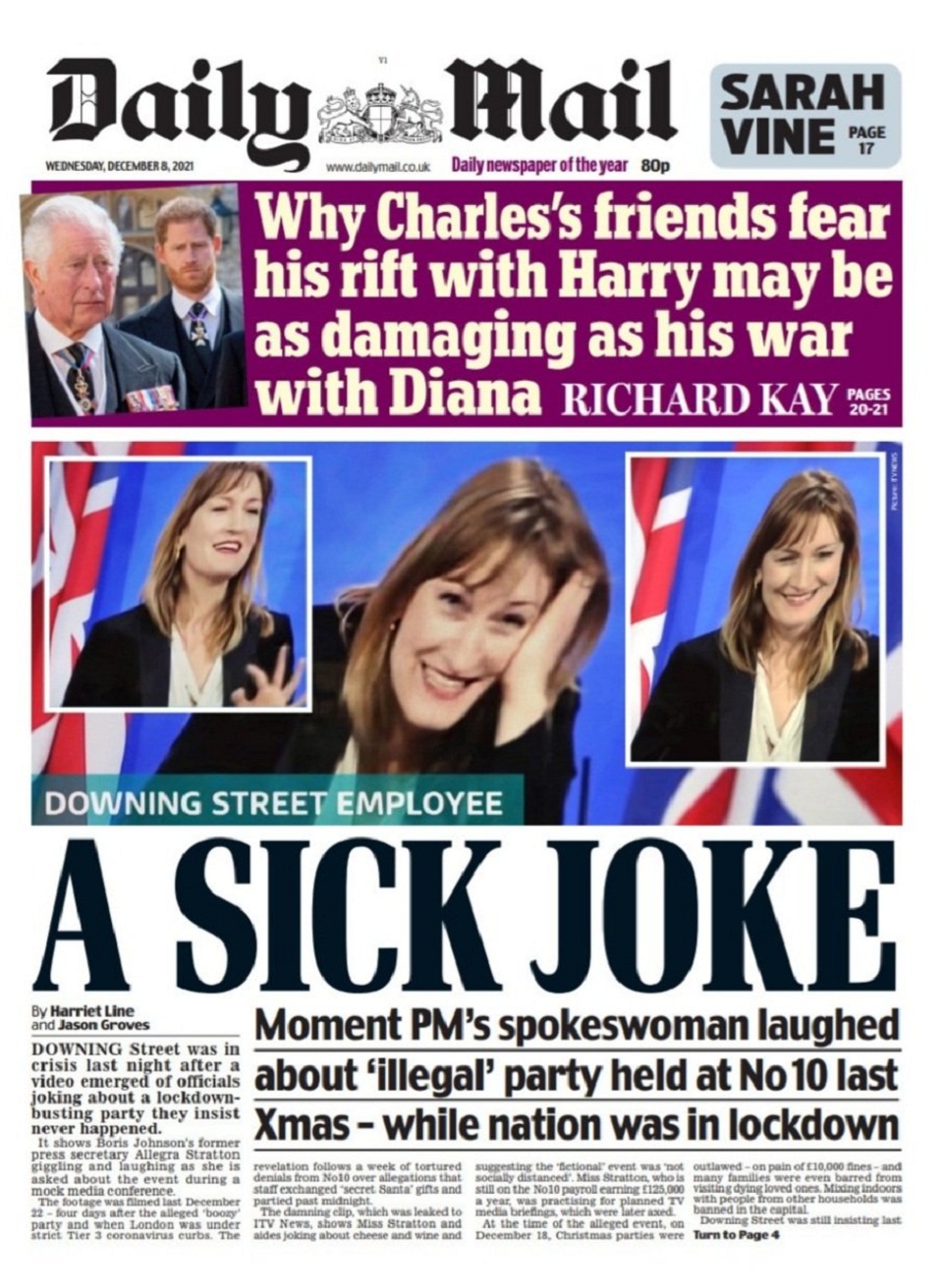 Βρετανία: Σάλος με περσινό κορωνοπάρτι στην Ντάουνινγκ Στριτ (βίντεο)-2