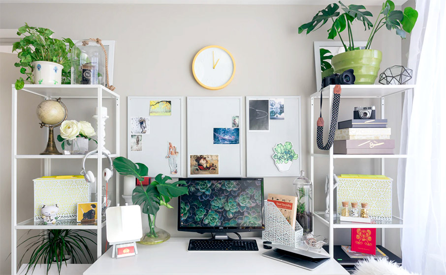 Γραφείο στο σπίτι: Διακόσμηση για αύξηση της παραγωγικότητας-1