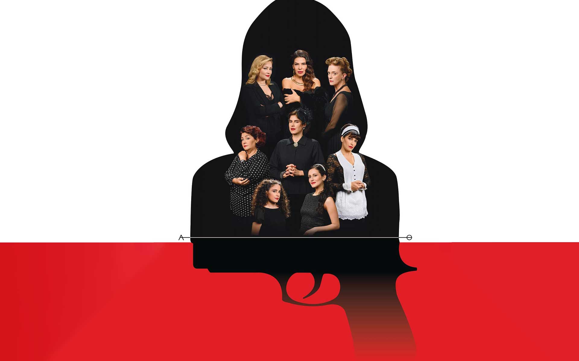 8 γυναίκες, του Ρομπέρ Τομά σε σκηνοθεσία Πέτρου Ζούλια στο θέατρο Αλίκη-1