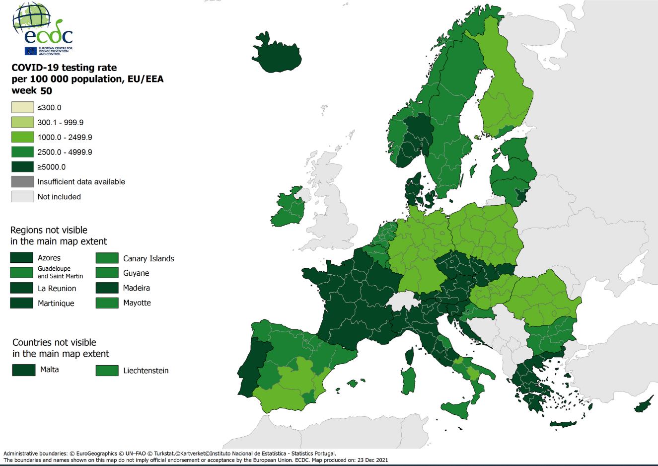 Κορωνοϊός – Χάρτης ECDC: Στο «βαθύ κόκκινο» Ελλάδα και Ευρώπη-2