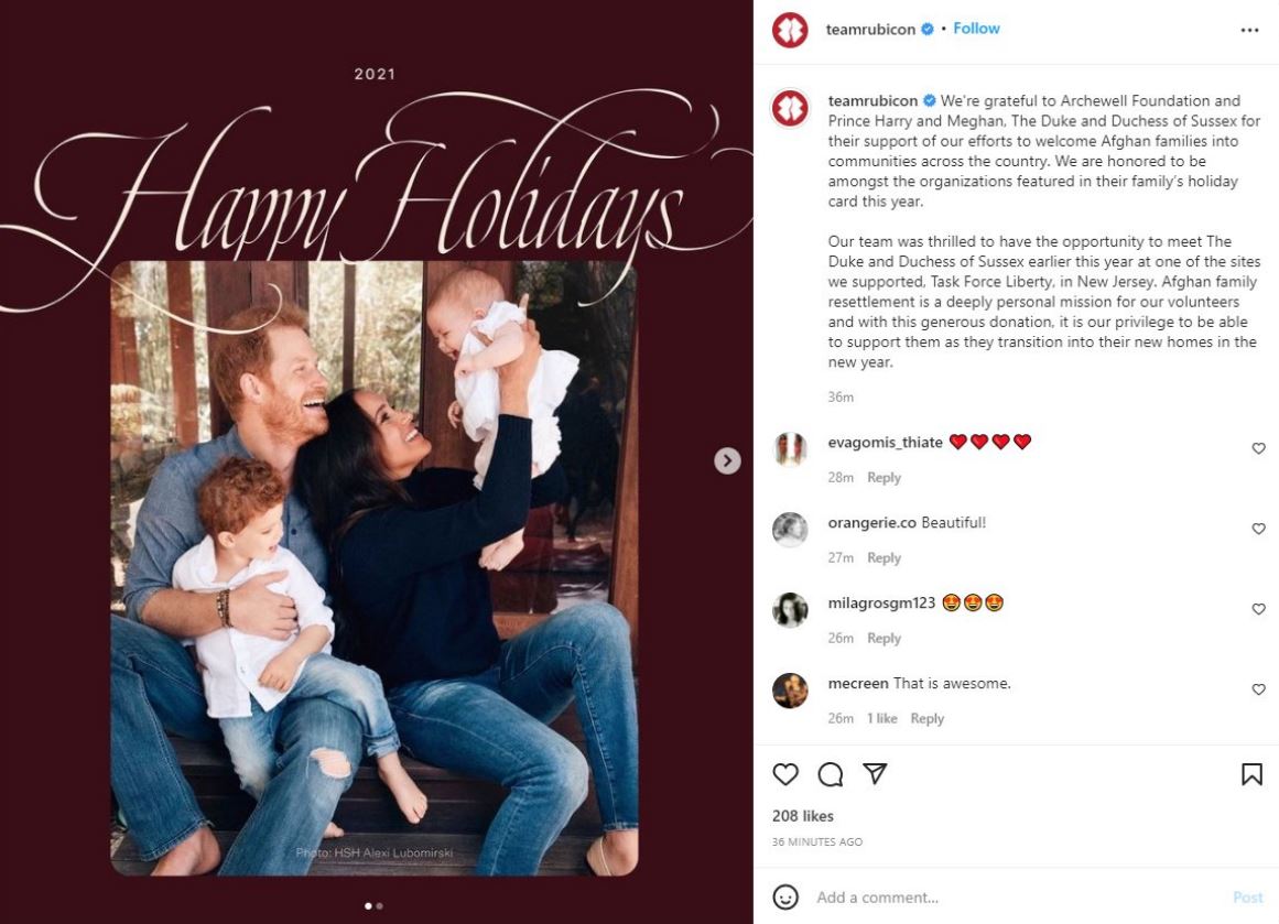 Χάρι και Μέγκαν δημοσίευσαν την πρώτη φωτογραφία της κόρης τους-1