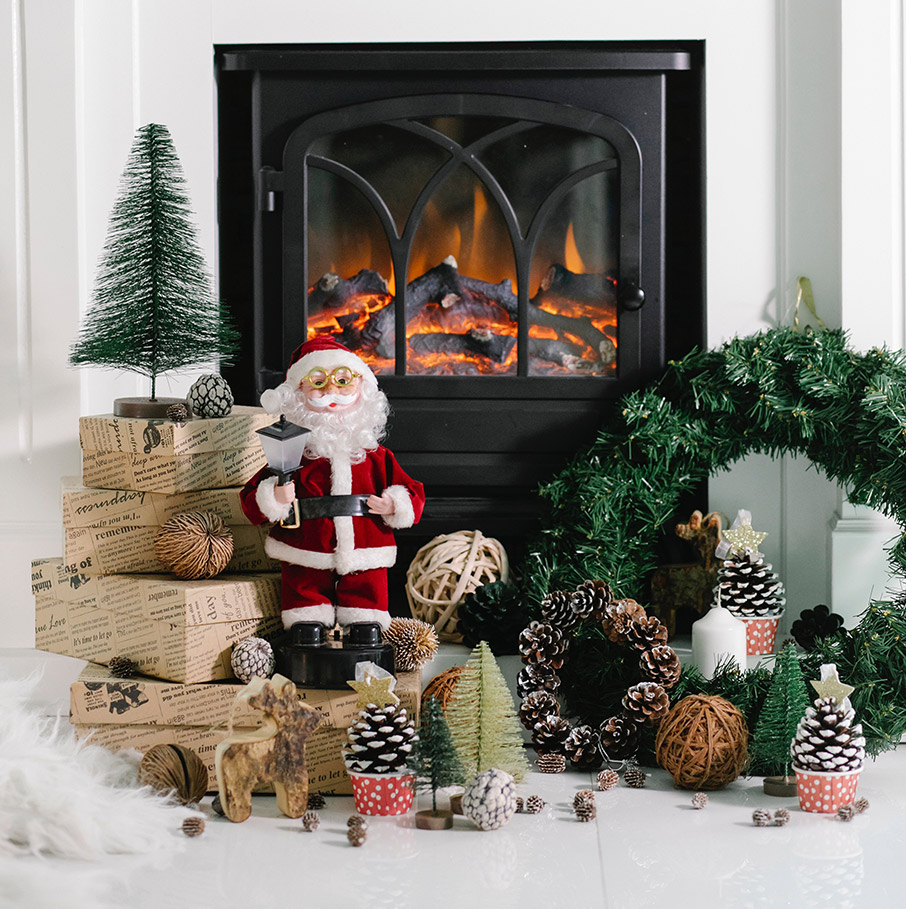 5 τρόποι για να Διακοσμήσετε το Τζάκι σας με άρωμα Χριστουγέννων-4