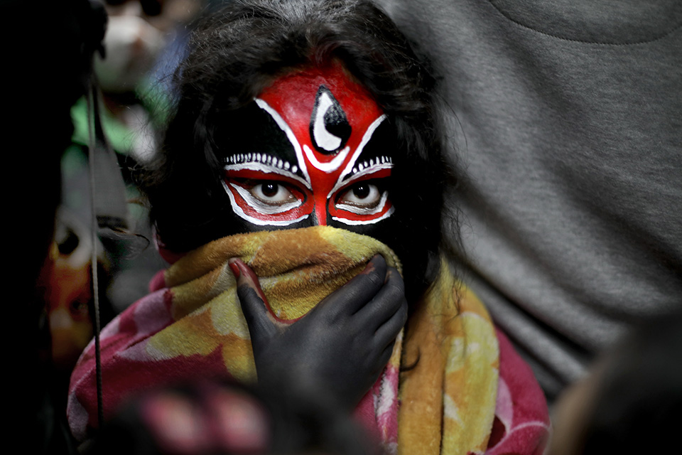 Η Κάλι στο τρένο