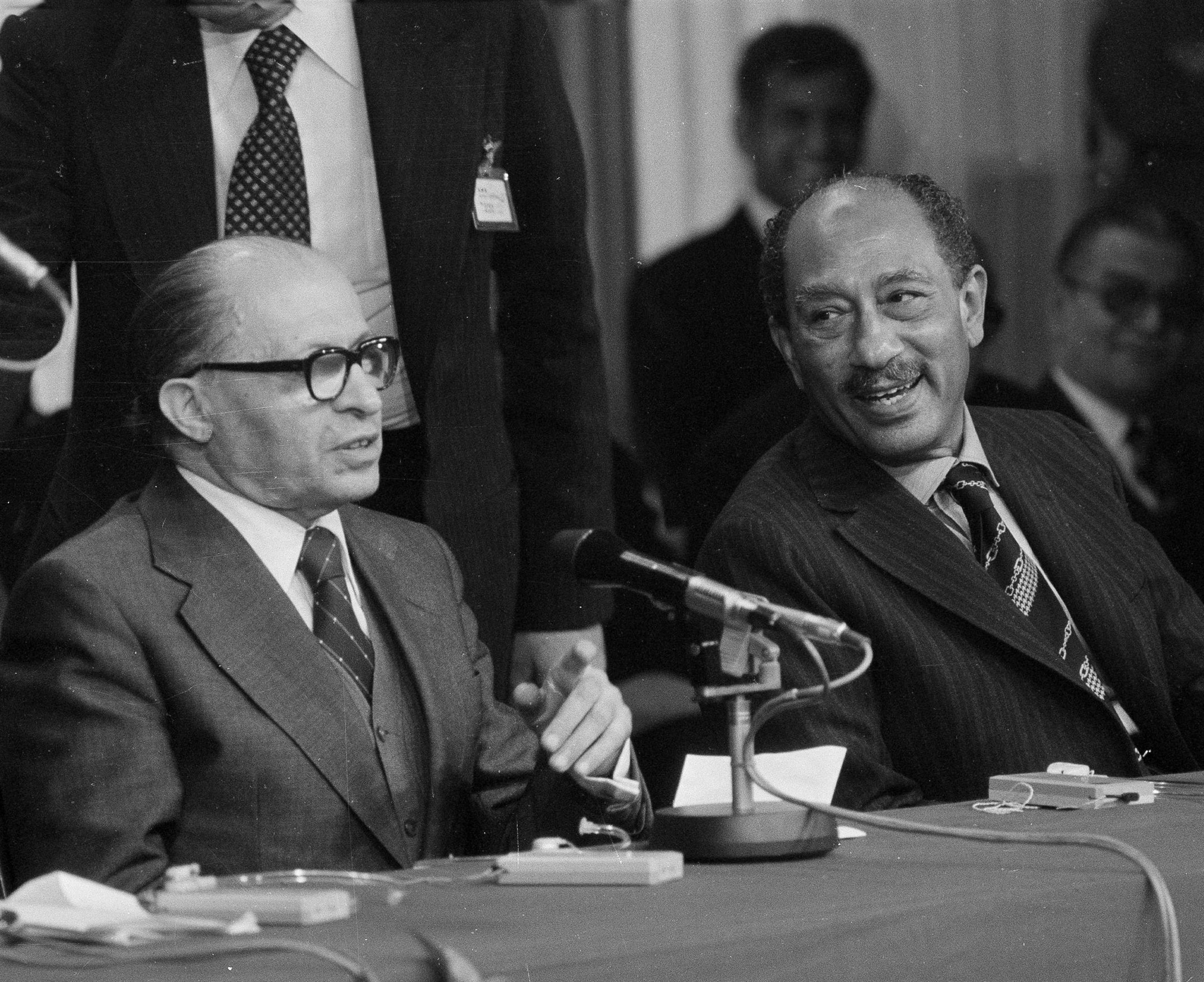 Ο Ανουάρ Σαντάτ στην ισραηλινή Βουλή-1