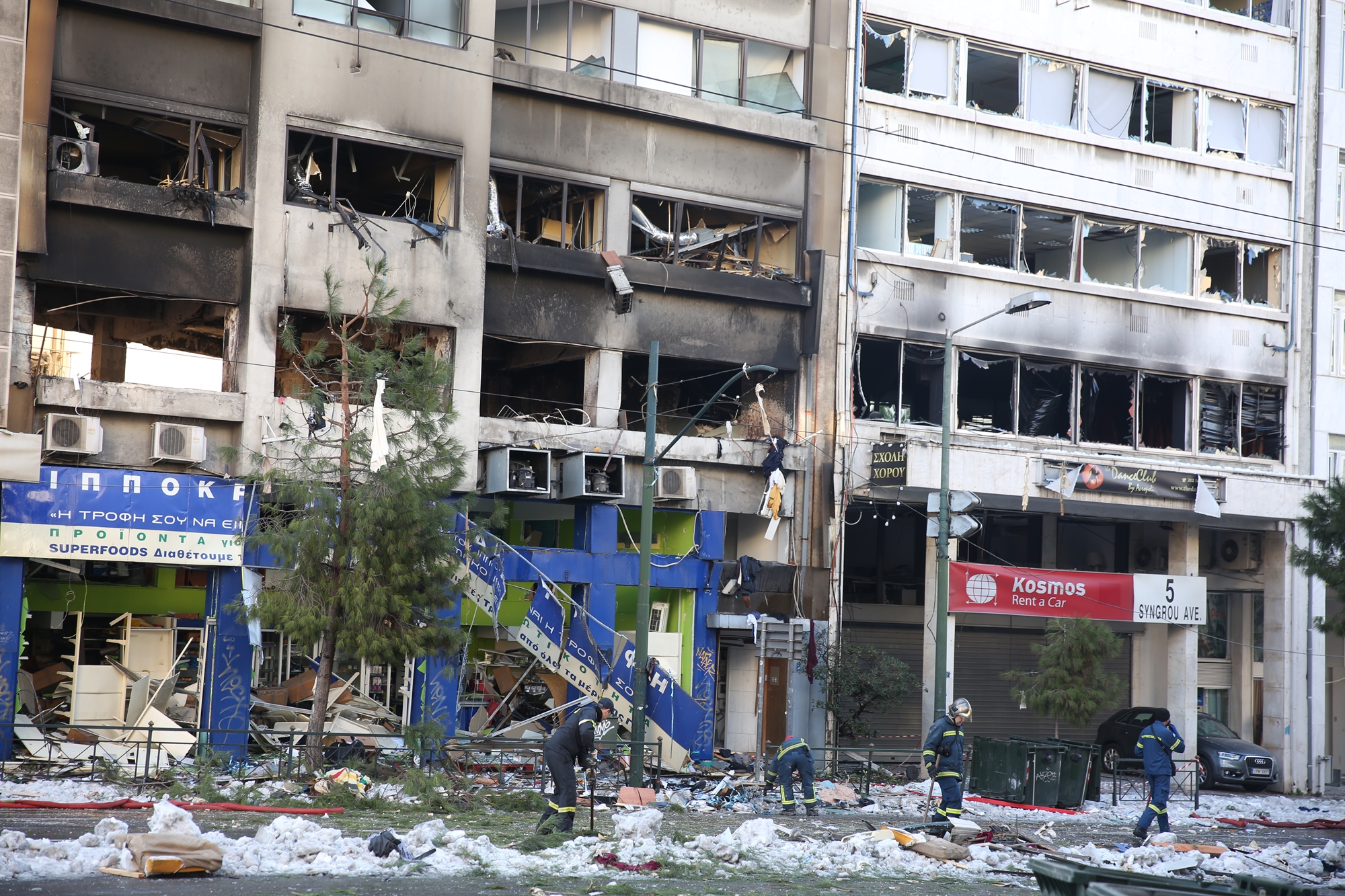 Λ. Συγγρού: Ζημιές σε ακτίνα 150 μέτρων από την έκρηξη-1