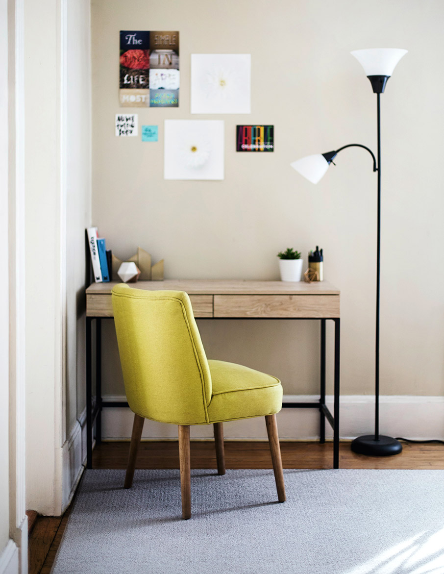 Έξυπνες λύσεις για γραφείο σε μικρό διαμέρισμα-2