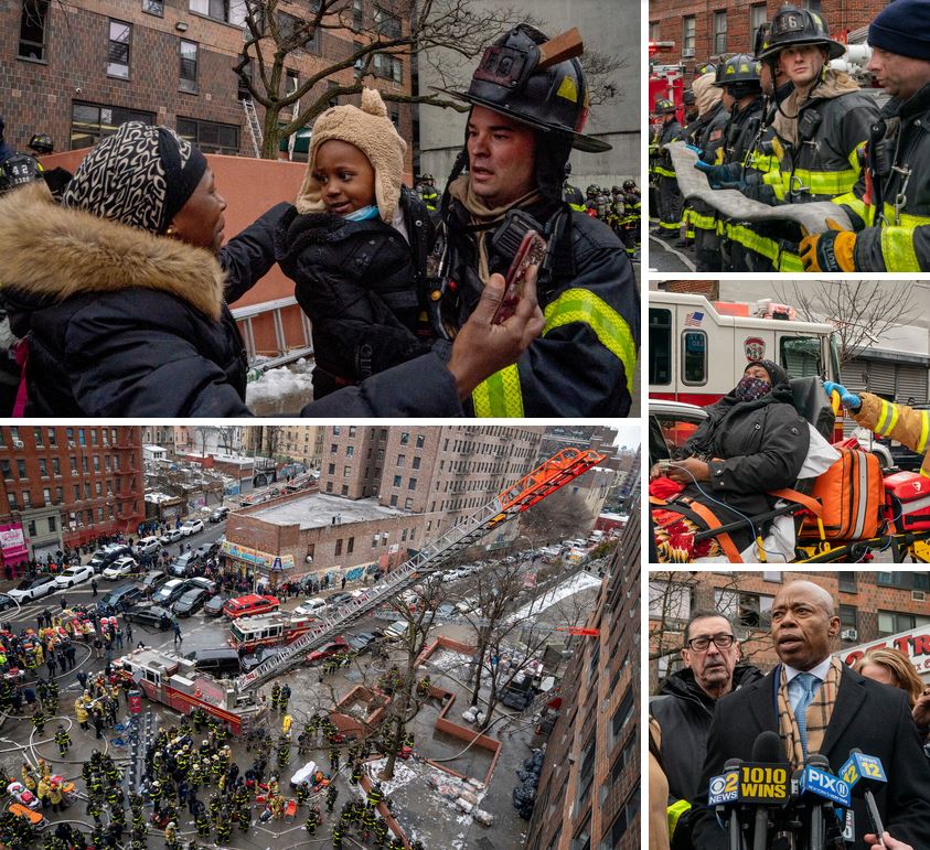 Τραγωδία στο Μπρονξ: 19 νεκροί σε πυρκαγιά σε πολυώροφο κτίριο-1