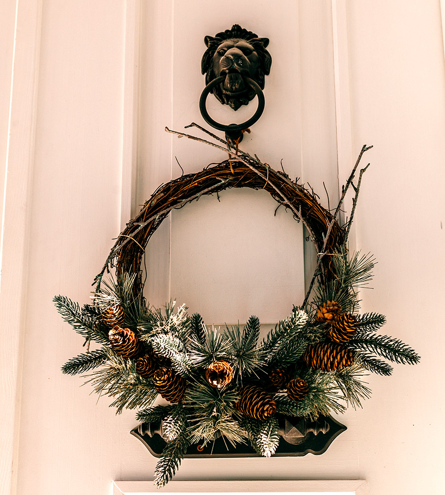 Χειμερινή διακόσμηση στο σαλόνι-3