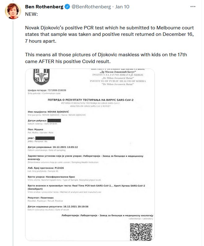 Νόβακ Τζόκοβιτς: Η αντεπίθεση των Αυστραλών – Φύλλο και φτερό τα πιστοποιητικά του-7