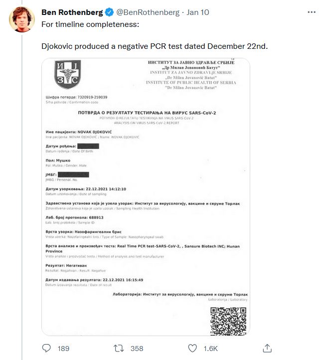 Νόβακ Τζόκοβιτς: Η αντεπίθεση των Αυστραλών – Φύλλο και φτερό τα πιστοποιητικά του-8