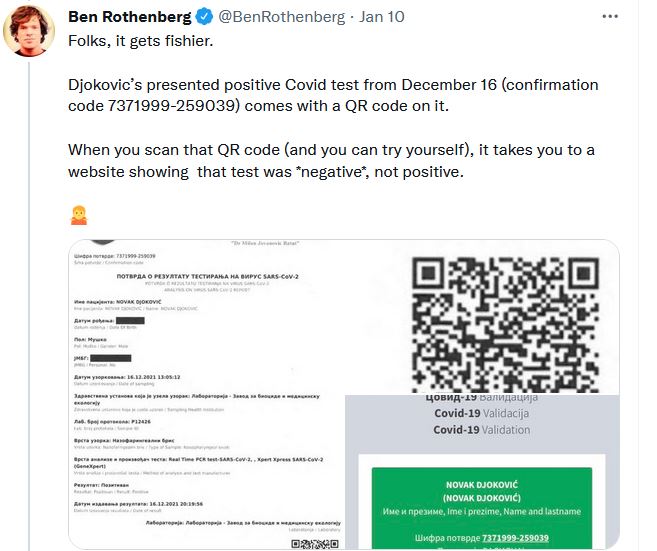 Νόβακ Τζόκοβιτς: Η αντεπίθεση των Αυστραλών – Φύλλο και φτερό τα πιστοποιητικά του-9