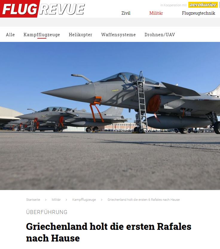 Γερμανικά ΜΜΕ για άφιξη Rafale: «Η Ελλάδα εξοπλίζεται» (εικόνες)-2
