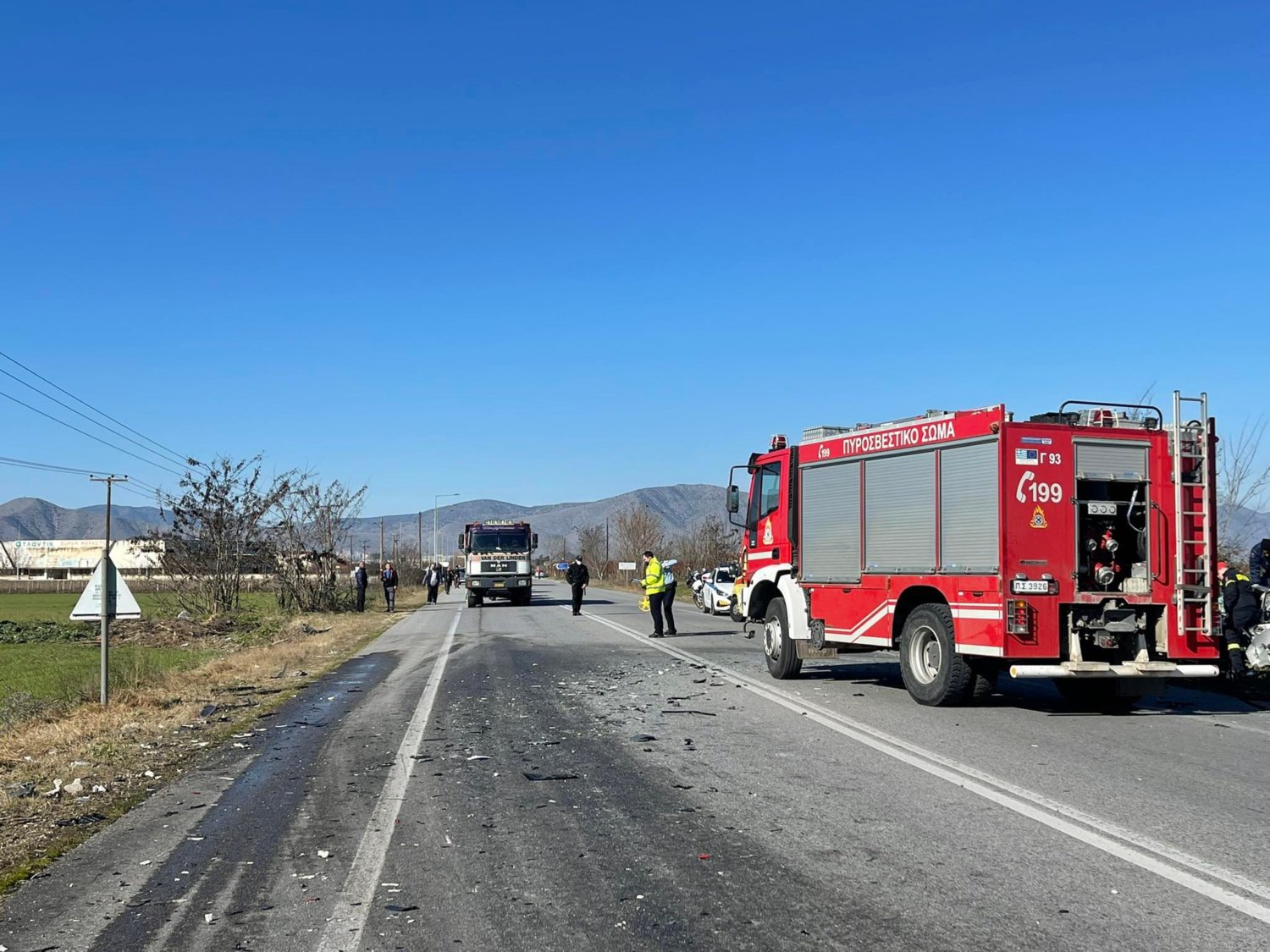 Τροχαίο δυστύχημα με έναν νεκρό στον δρόμο Λάρισα – Τύρναβος (εικόνες)-2
