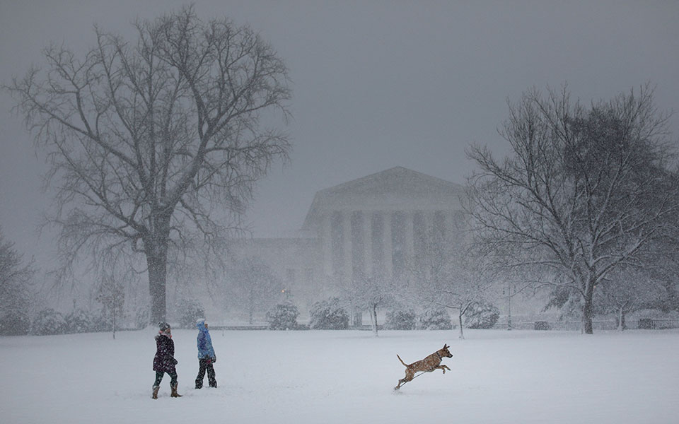 ΗΠΑ: Μια χειμερινή καταιγίδα σαρώνει την Ουάσιγκτον-1