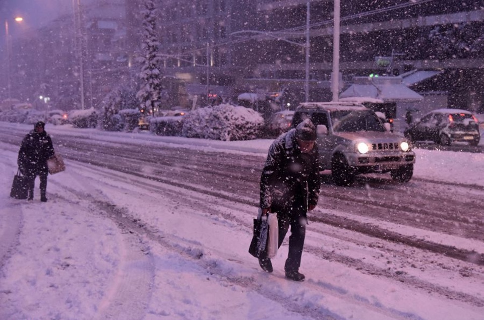 Κακοκαιρία Ελπίδα: Στην δίνη του χιονιά η χώρα – Λεπτό προς λεπτό οι εξελίξεις-1
