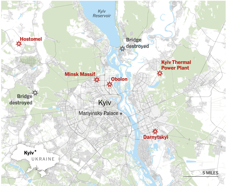 Πόλεμος στην Ουκρανία – Χάρτες: Πώς εξελίσσεται η ρωσική εισβολή-2