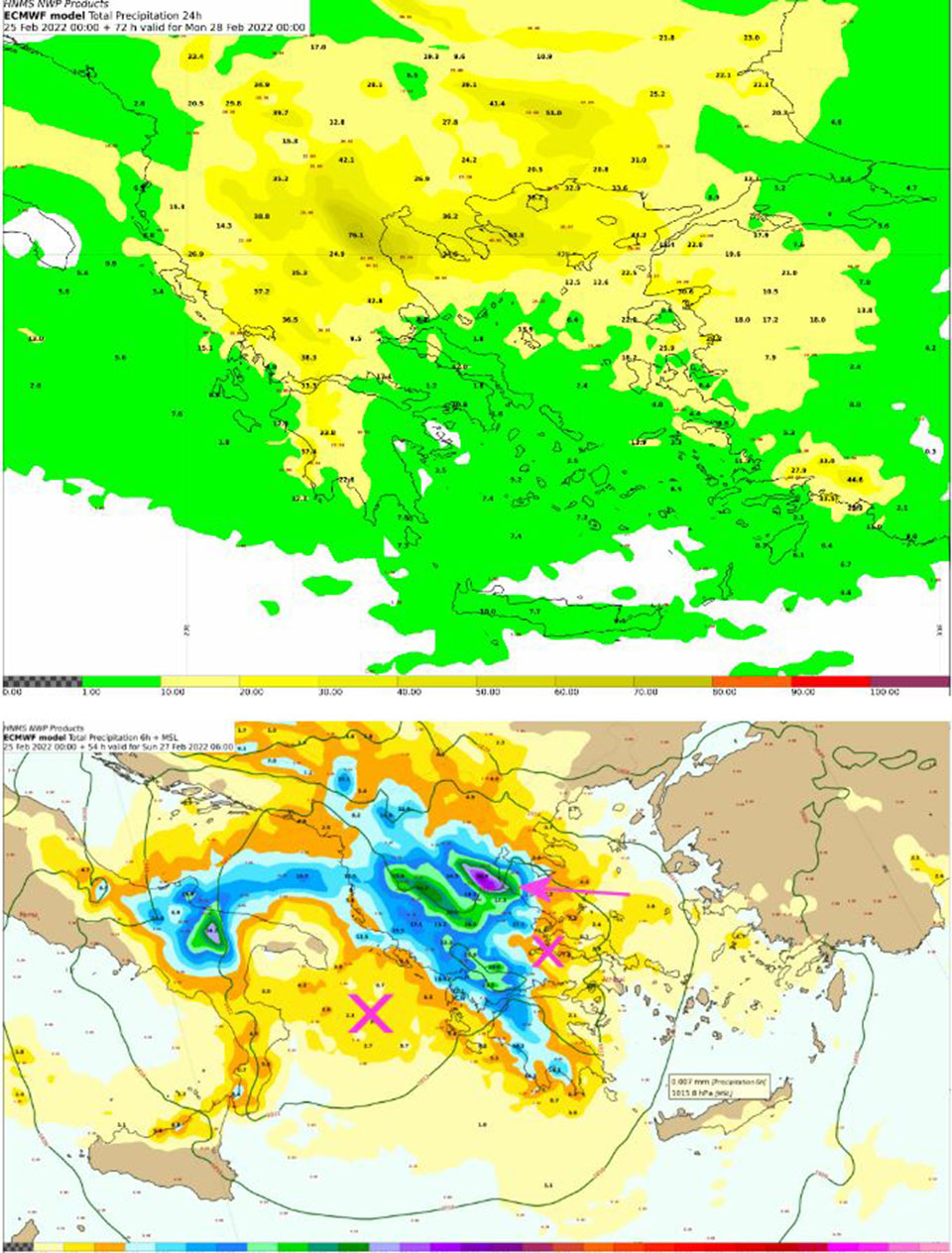 Κακοκαιρία Μπιάνκα: Ποιες περιοχές θα «χτυπήσουν» τα έντονα φαινόμενα – Αναλυτικοί χάρτες-4