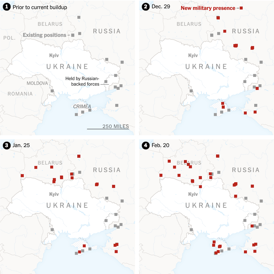 Ουκρανία τώρα: Οι χάρτες της ρωσικής εισβολής – Πού πραγματοποιούνται επιθέσεις-3