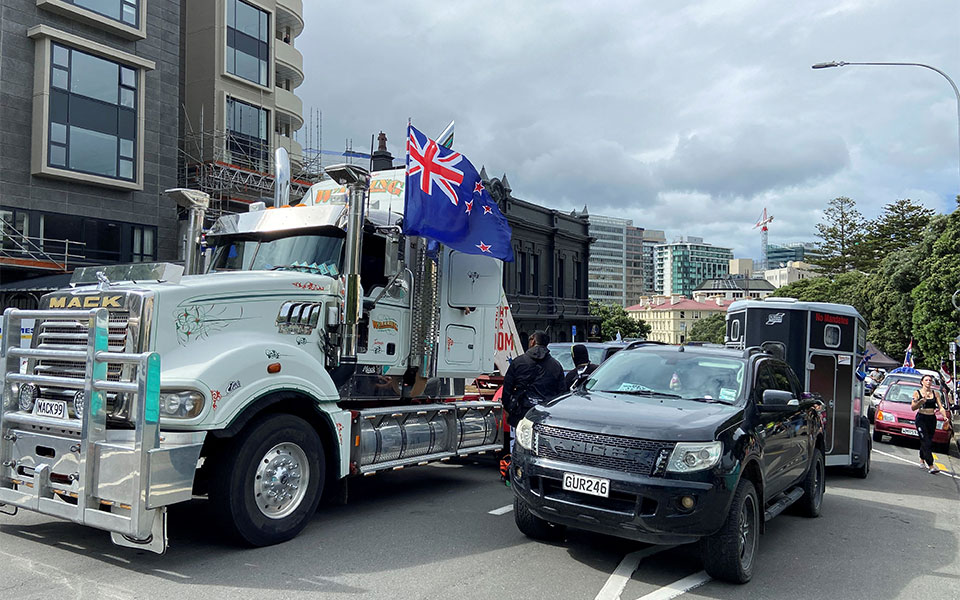 Κορωνοϊός – Νέα Ζηλανδία: Επεισόδια και συλλήψεις σε διαδήλωση αντιεμβολιαστών (εικόνες)-3