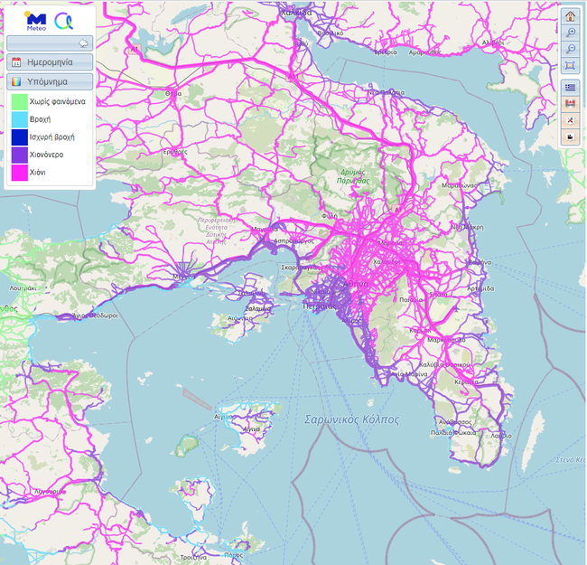 Κακοκαιρία «Φίλιππος»: Έρχονται έντονα φαινόμενα – Που θα χιονίσει στην Αττική (χάρτης)-1