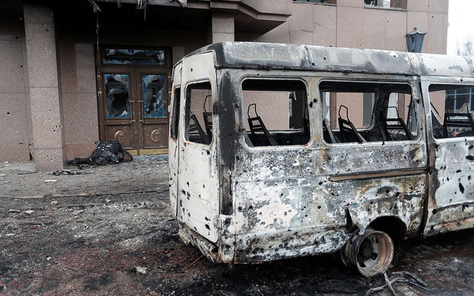 Πόλεμος στην Ουκρανία: Η έβδομη μέρα της εισβολής μέσα από 30 φωτογραφίες-1