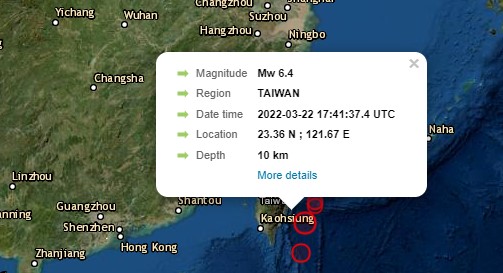 Σεισμός 6,7 Ρίχτερ στην Ταϊβάν-1