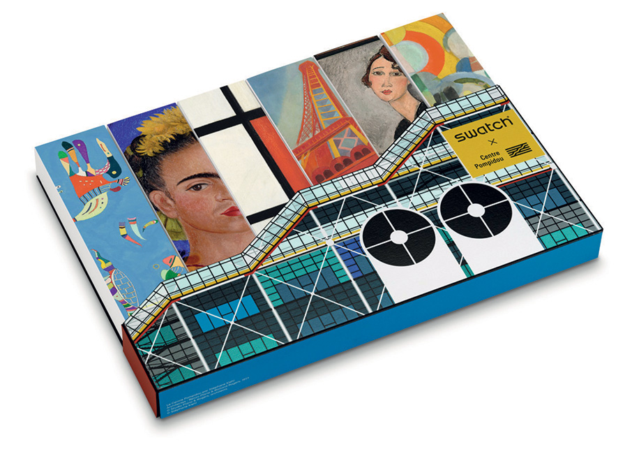 Έξι κορυφαία έργα τέχνης του Centre Pompidou έγιναν ρολόγια από την Swatch-9