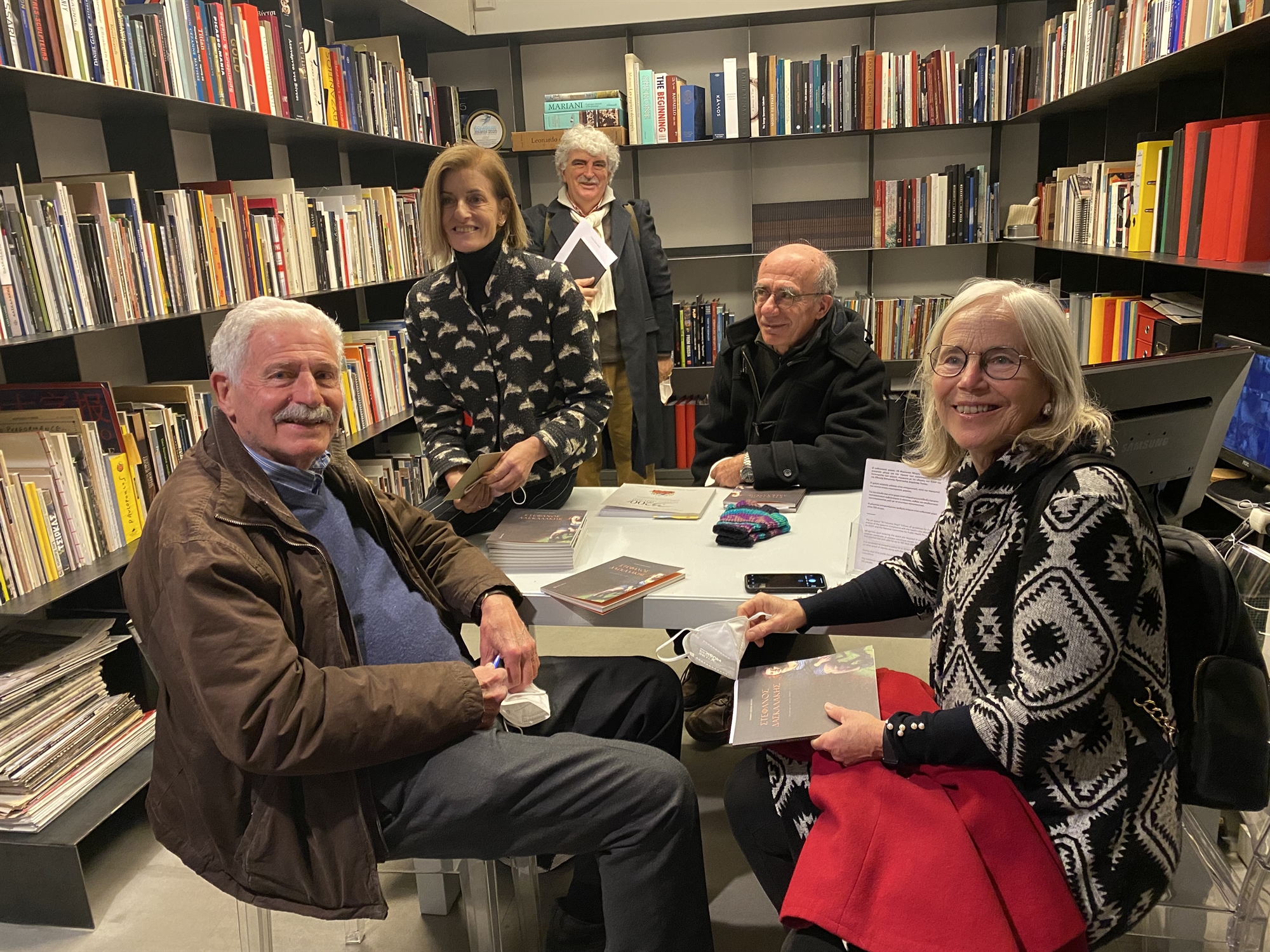 Εγκαινιάστηκε η μικρή αναδρομική του Στέφανου Δασκαλάκη στη Φωκίωνος Νέγρη-3