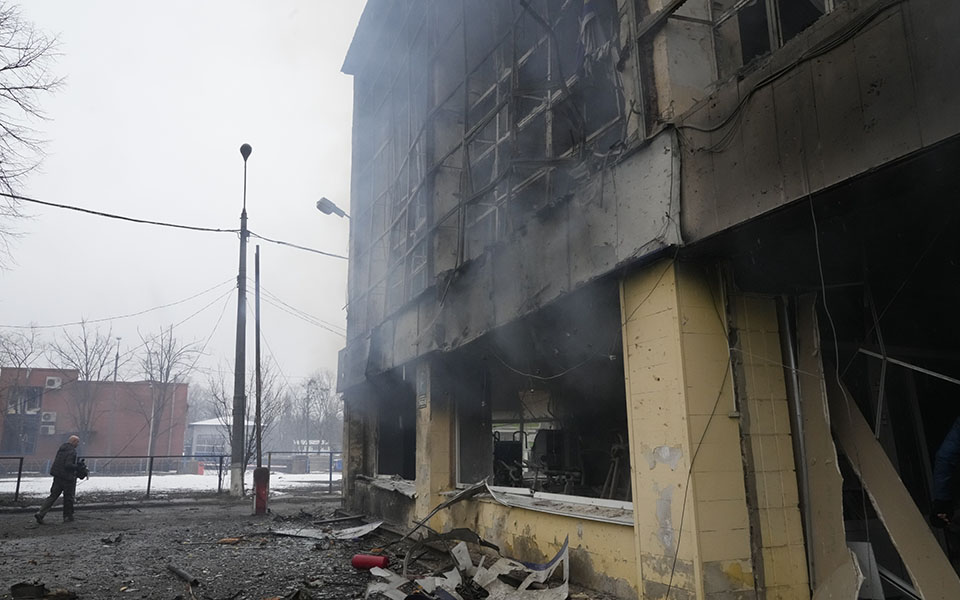 Πόλεμος στην Ουκρανία: Η έβδομη μέρα της εισβολής μέσα από 30 φωτογραφίες-19