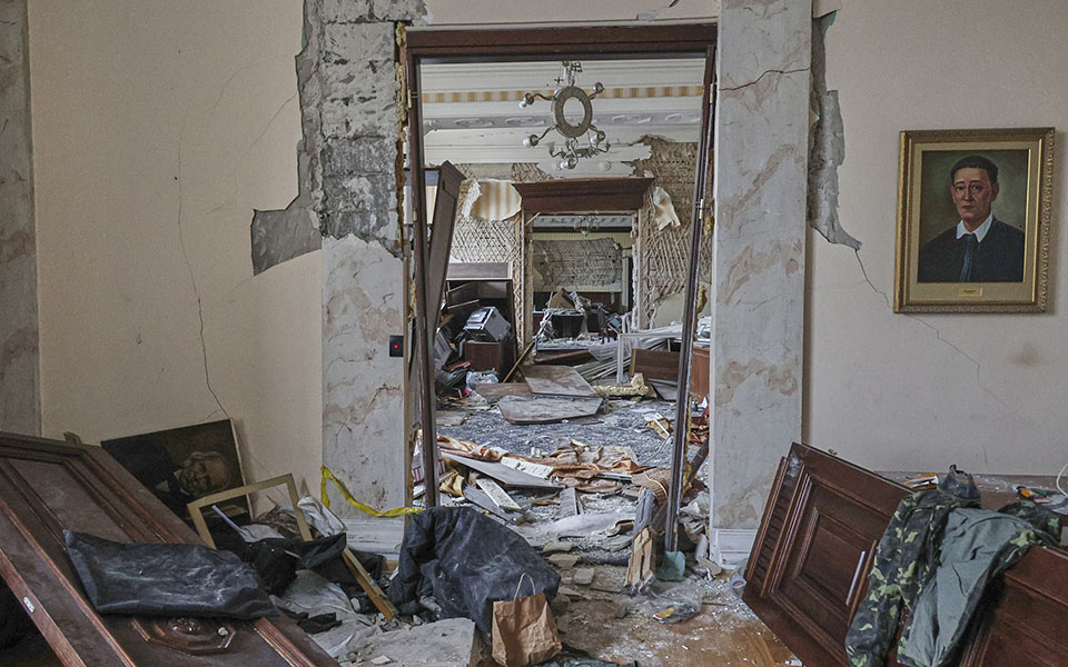 Πόλεμος στην Ουκρανία: Η έβδομη μέρα της εισβολής μέσα από 30 φωτογραφίες-25