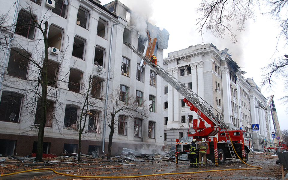 Πόλεμος στην Ουκρανία: Η έβδομη μέρα της εισβολής μέσα από 30 φωτογραφίες-5
