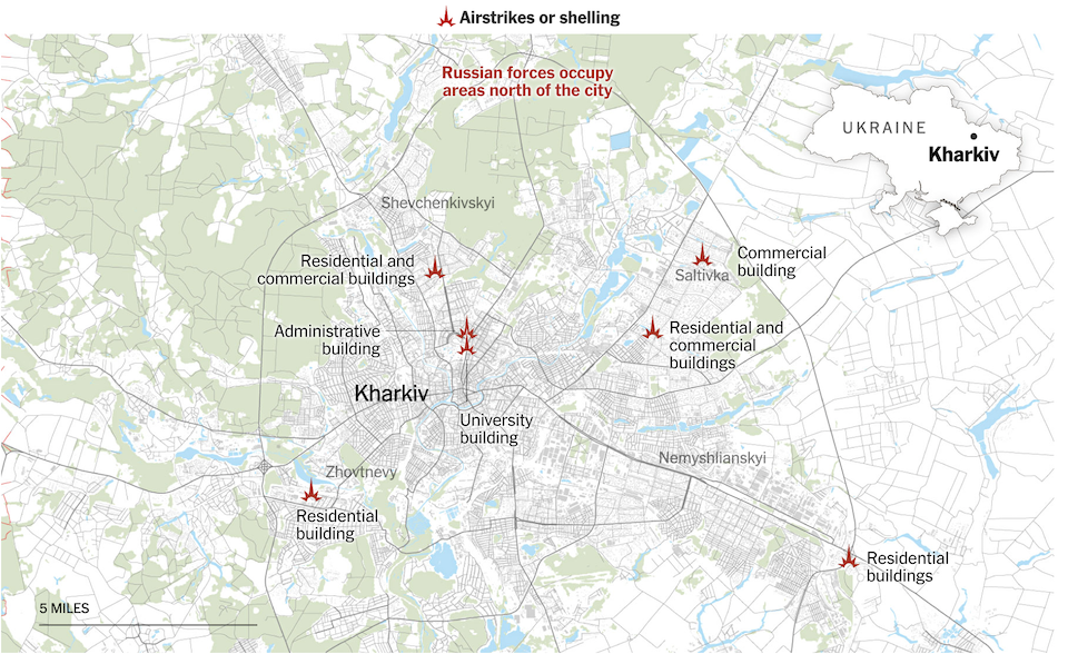 Πόλεμος στην Ουκρανία: Το πριν και το μετά της ρωσικής εισβολής (χάρτες και εικόνες)-2