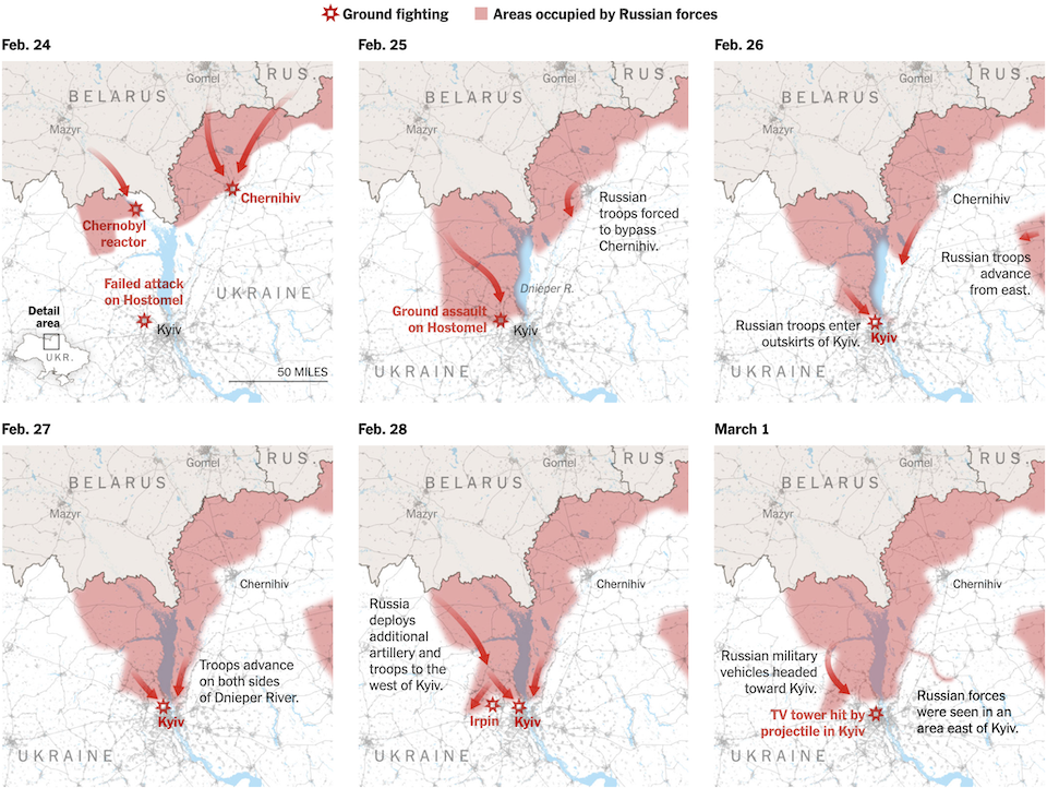 Πόλεμος στην Ουκρανία: Το πριν και το μετά της ρωσικής εισβολής (χάρτες και εικόνες)-7