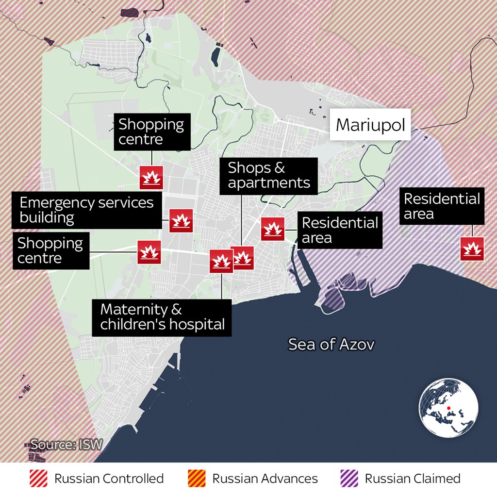 Πόλεμος στην Ουκρανία: Οι Ρώσοι στρατιώτες πλησιάζουν το Κίεβο-1