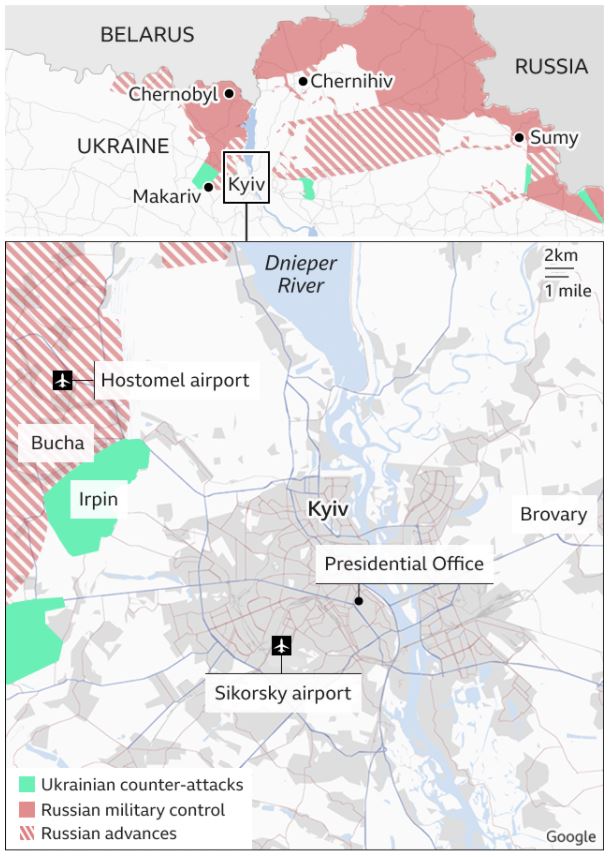 Βομβαρδισμοί σε Κίεβο, Μαριούπολη και Τσερνίχιβ – Η Ρωσία στέλνει νέα στρατεύματα στην Ουκρανία-1