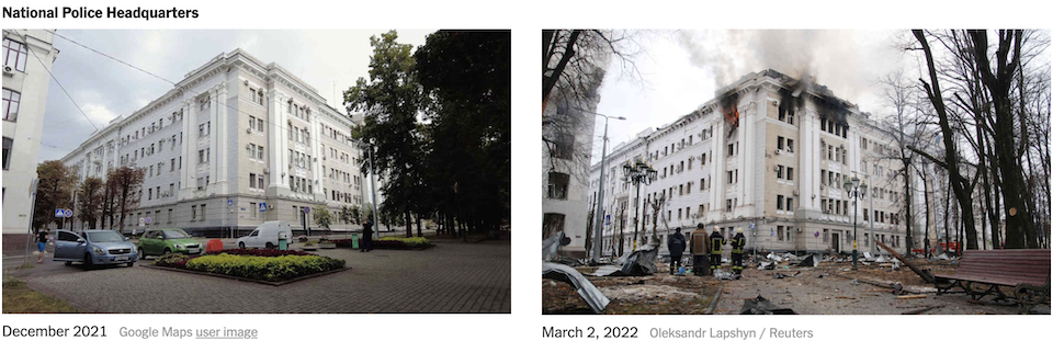 Πόλεμος στην Ουκρανία: Το πριν και το μετά της ρωσικής εισβολής (χάρτες και εικόνες)-5