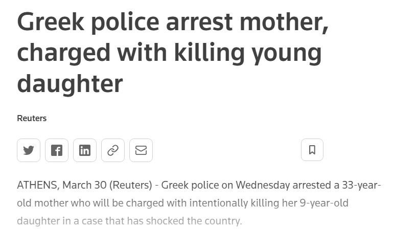 Πάτρα: Τι γράφουν τα διεθνή ΜΜΕ για τον θάνατο της 9χρονης Τζωρτζίνας-4