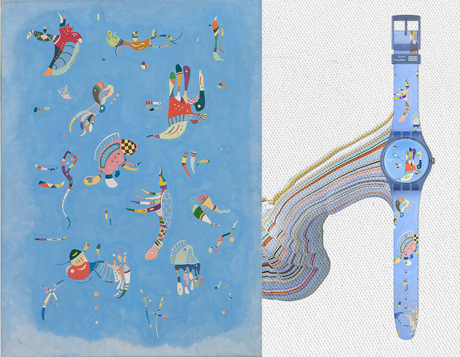 Έξι κορυφαία έργα τέχνης του Centre Pompidou έγιναν ρολόγια από την Swatch-7