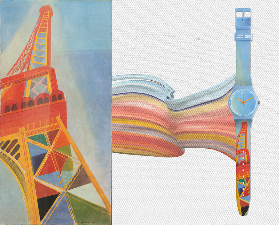 Έξι κορυφαία έργα τέχνης του Centre Pompidou έγιναν ρολόγια από την Swatch-5