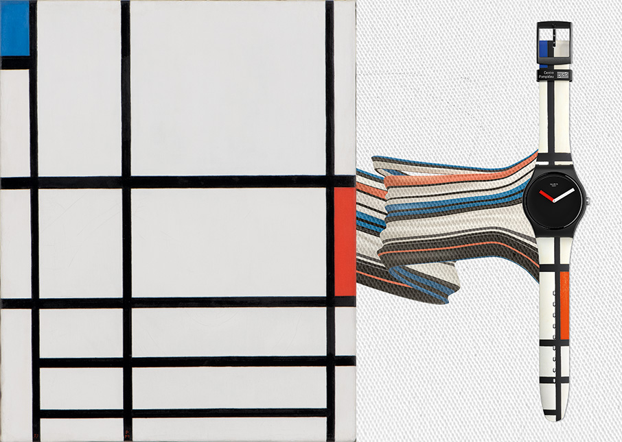 Έξι κορυφαία έργα τέχνης του Centre Pompidou έγιναν ρολόγια από την Swatch-6