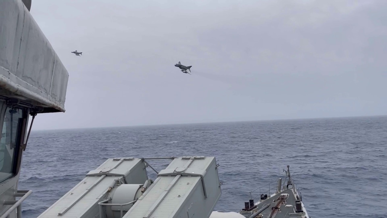 Πολεμικό Ναυτικό: Συνεκπαίδευση της φρεγάτας «Αδρίας» με το αντιτορπιλικό «USS Jason Dunham»-2