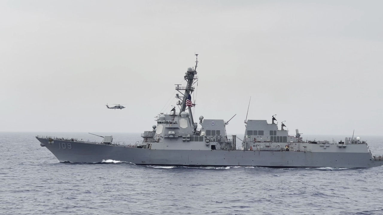 Πολεμικό Ναυτικό: Συνεκπαίδευση της φρεγάτας «Αδρίας» με το αντιτορπιλικό «USS Jason Dunham»-3