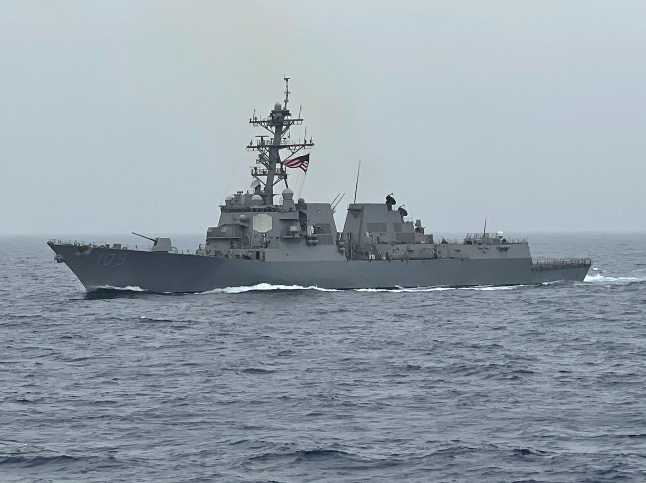 Πολεμικό Ναυτικό: Συνεκπαίδευση της φρεγάτας «Αδρίας» με το αντιτορπιλικό «USS Jason Dunham»-1