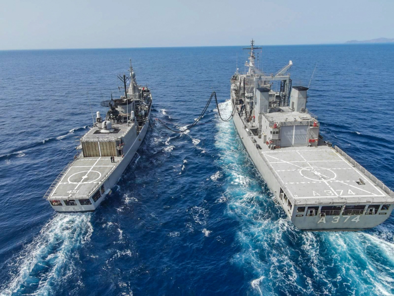 Πολεμικό Ναυτικό: Εντυπωσιακές εικόνες από τις ασκήσεις «Αναπνευστήρ», «Λαίλαψ» και «La Sirene»-2