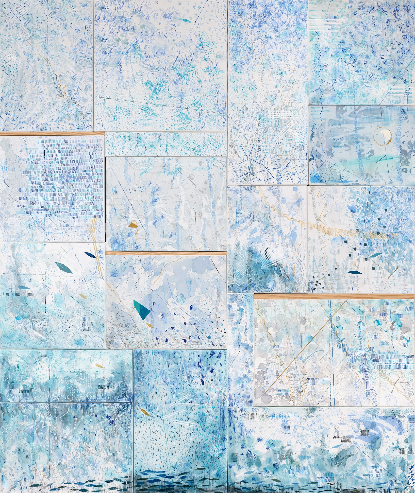 Αρχιτεκτονικά σχέδια βουτηγμένα σε χρώμα – Η έκθεση της Στέλλας Μελετοπούλου-2