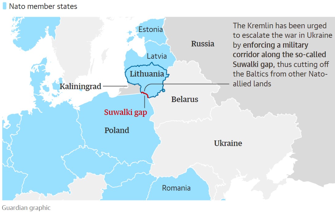 Το Καλίνινγκραντ και η «αχίλλειος πτέρνα» του ΝΑΤΟ-1