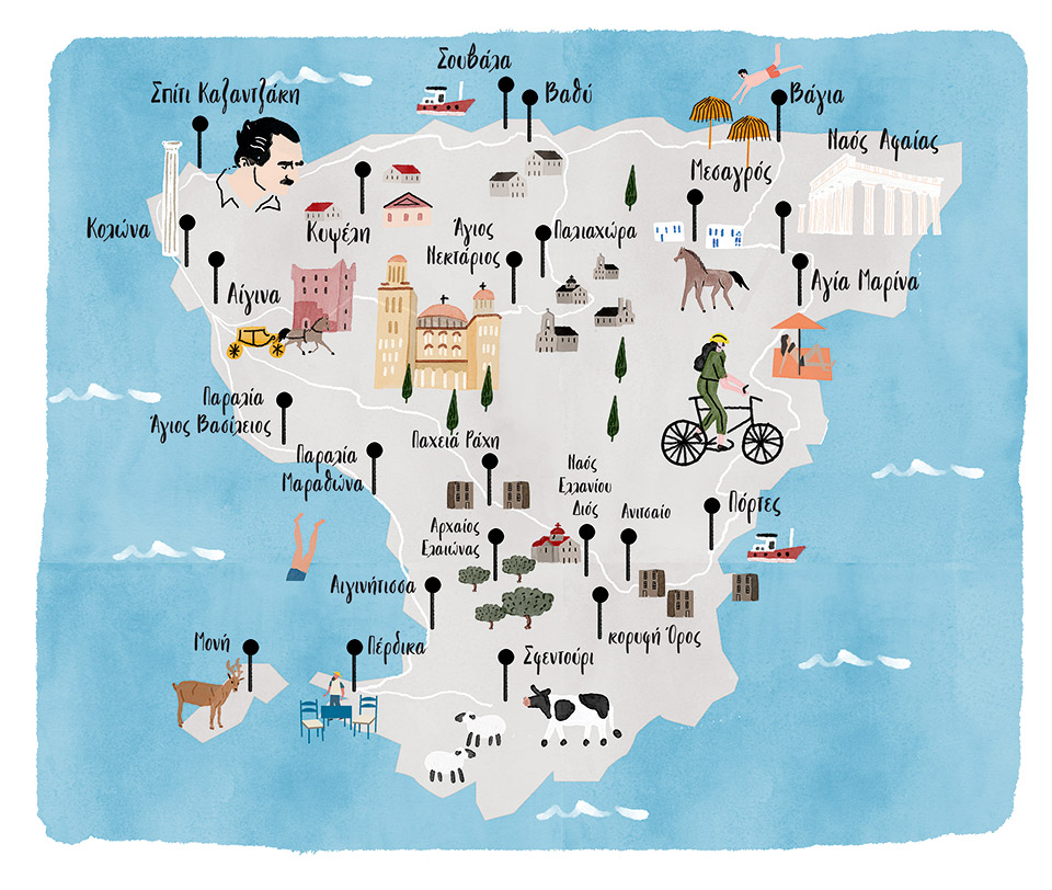 Αίγινα: Ποδηλατάδες και πικ νικ στον ελαιώνα-13