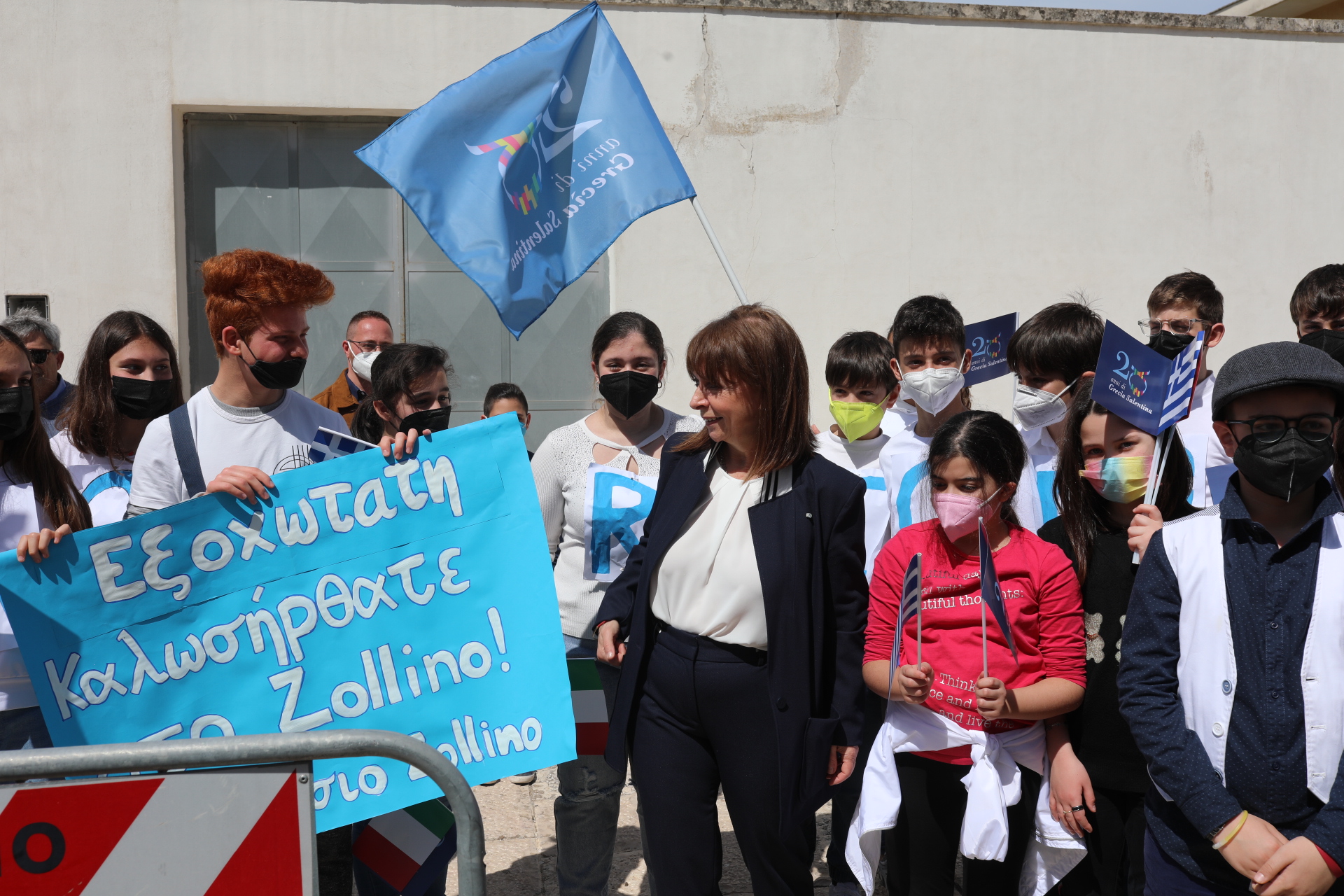 Συγκίνηση και θερμή υποδοχή για την Κατερίνα Σακελλαροπούλου στην Κάτω Ιταλία-2